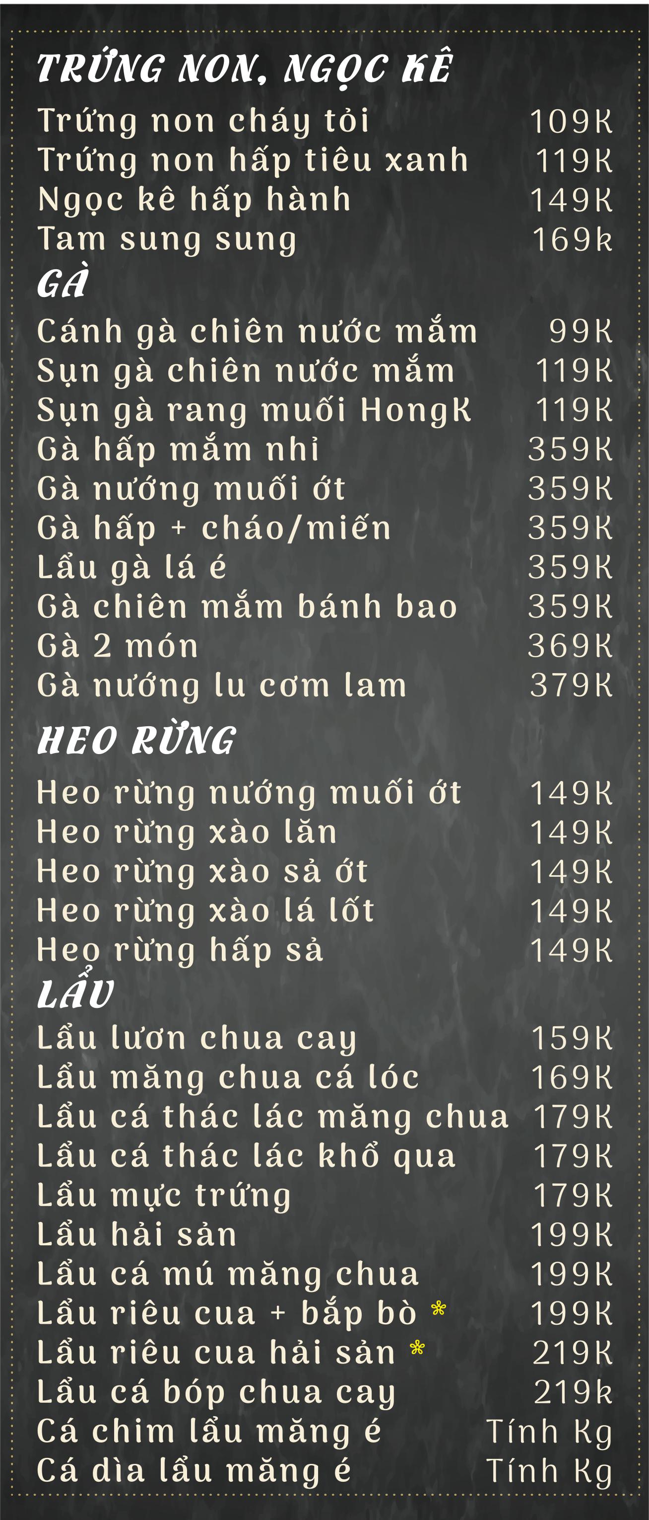 Menu Nón Lá